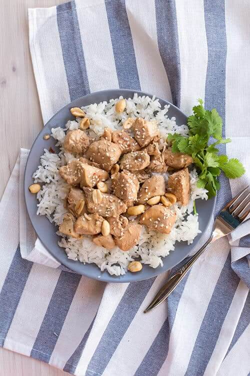 Peanut Lime Chicken.