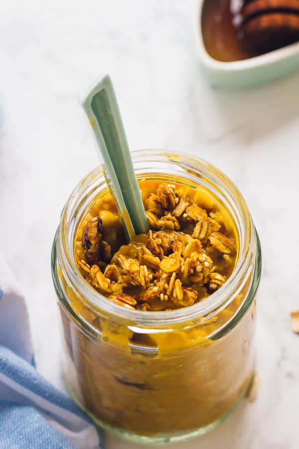 Pumpkin Pie Overnight Oats.