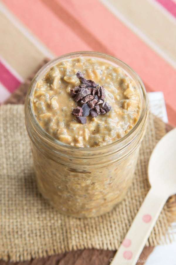 Pumpkin Spice Latte Overnight Oats.