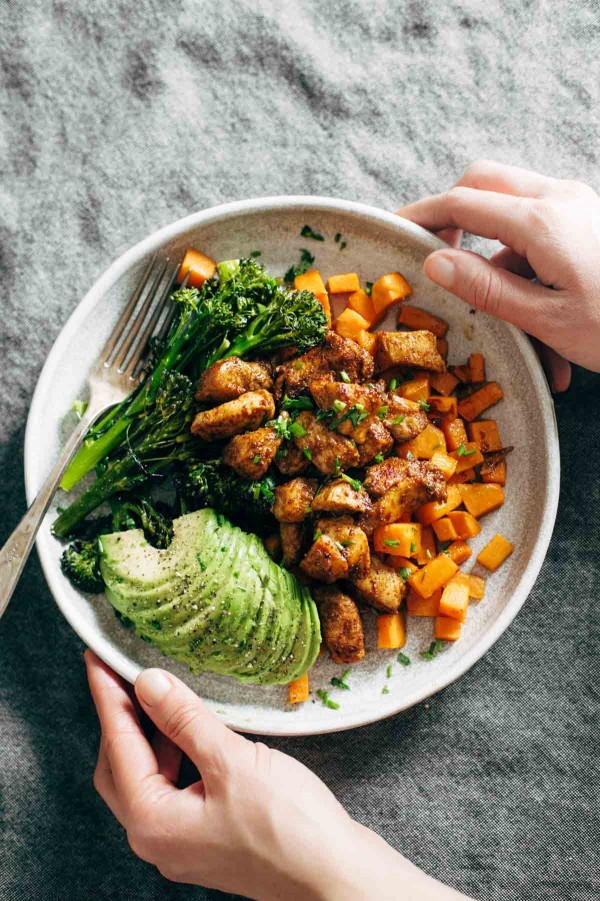 Spicy Chicken Sweet Potato.