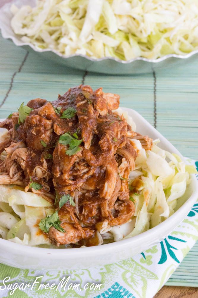 Sugar-Free BBQ Pulled Chicken.