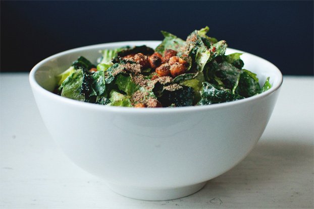 The Best Kale Caesar Salad.