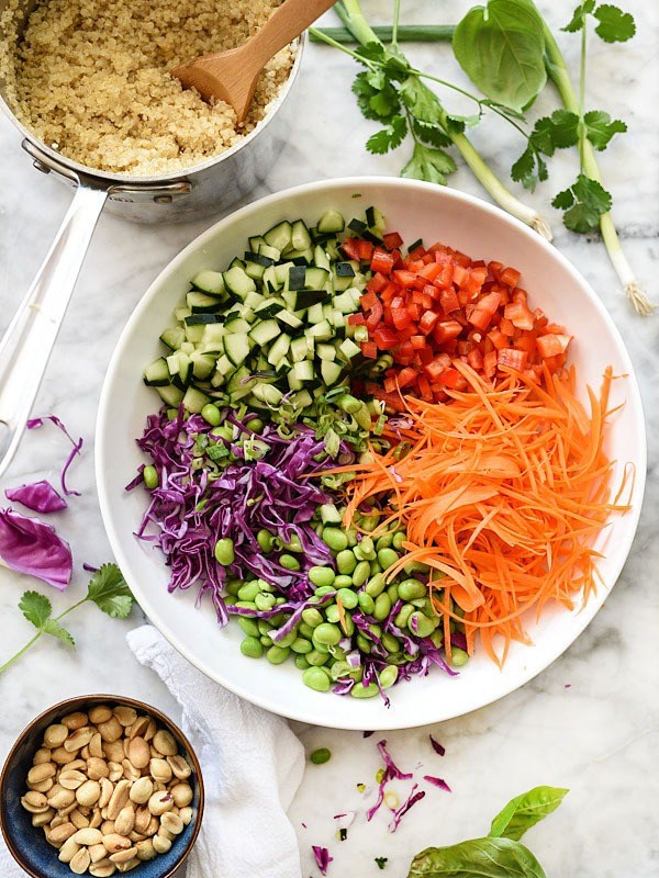 Veggie Quinoa Salad.