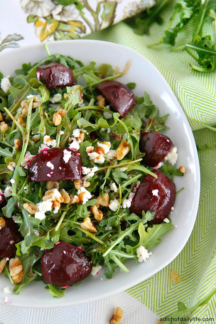 40 Salad Recipes for Summer that are Healthy and Fresh 5 BALSAMIC BEET SALAD RECIPE BY A DISH OF DAILY LIFE