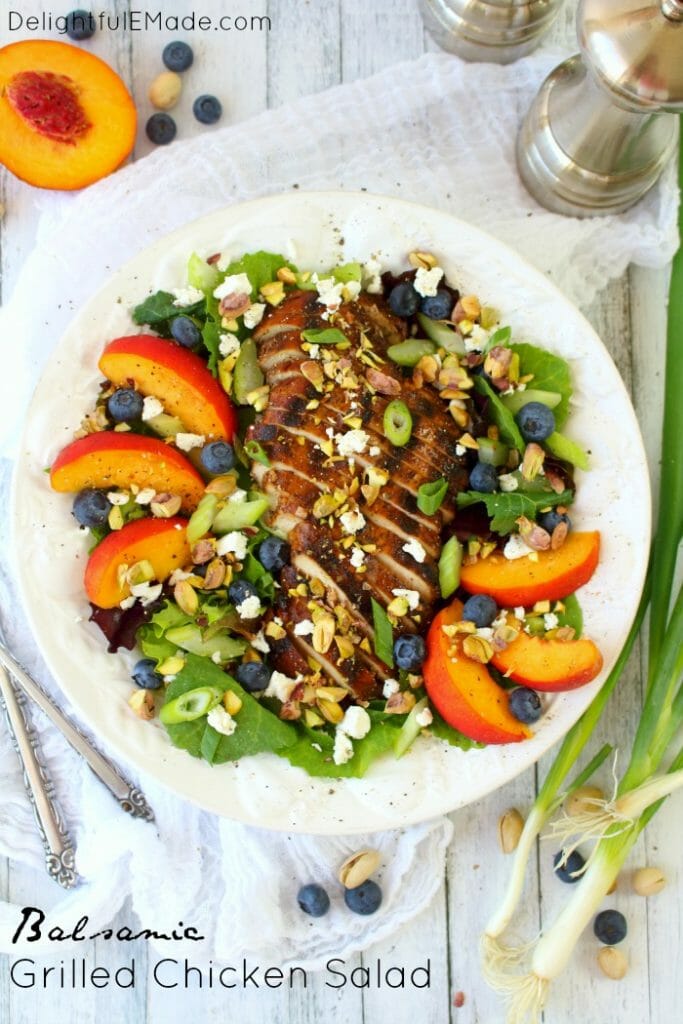 40 Salad Recipes for Summer that are Healthy and Fresh 6 BALSAMIC GRILLED CHICKEN RECIPE BY DELIGHTFUL E MADE