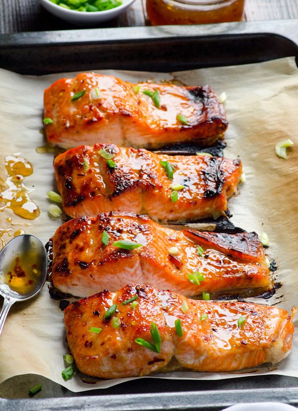 Baked Thai Salmon. Summer Dinner Recipes