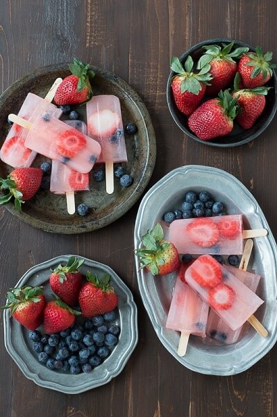 Berry Lemonade Popsicles