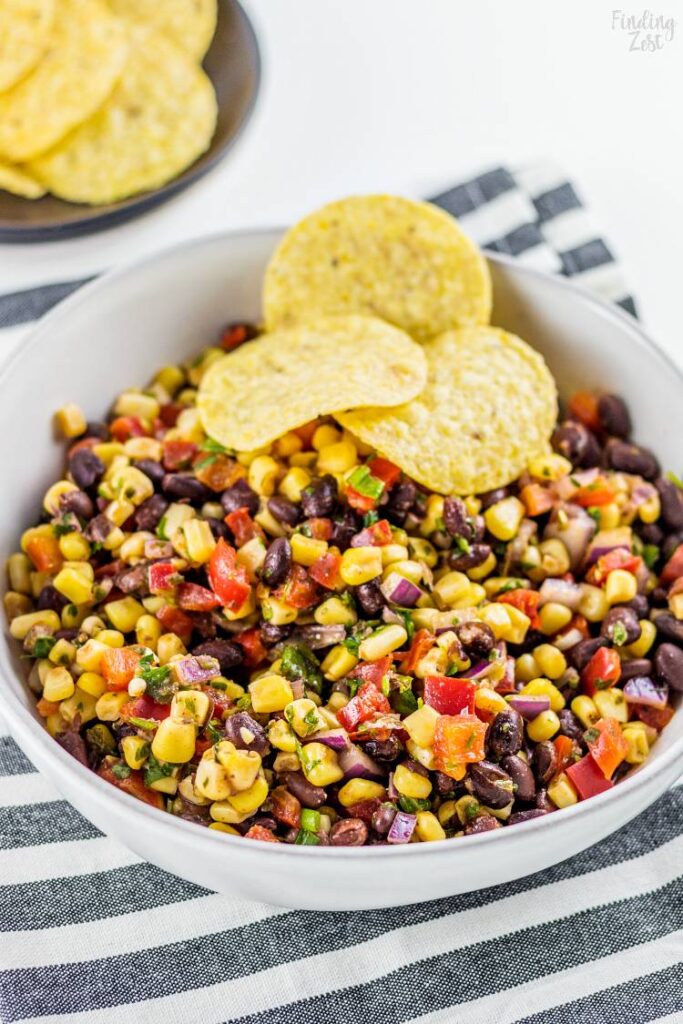 Black Bean Corn Salsa from Finding Zest