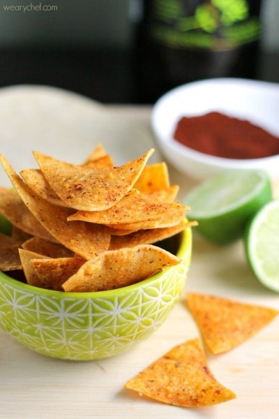 Chili Lime Chips by The Weary Chef