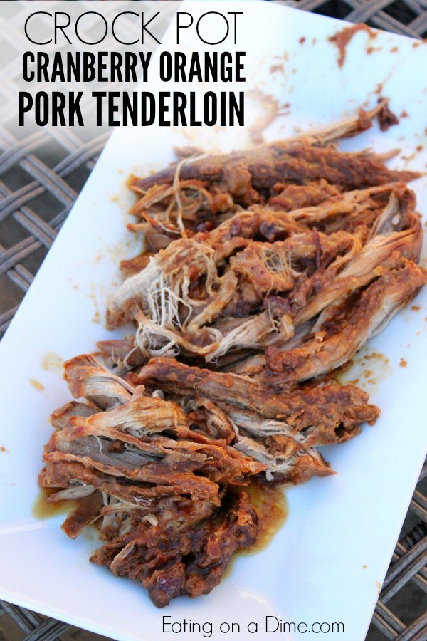 Cranberry Orange Pork Tenderloin