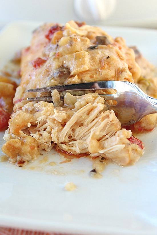 Crock Pot Cheesy Chicken by Great Grub Delicious Treats