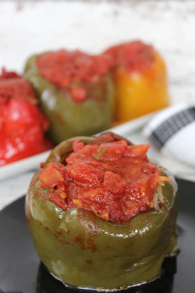 Crock Pot Stuffed Peppers by Baking Beauty