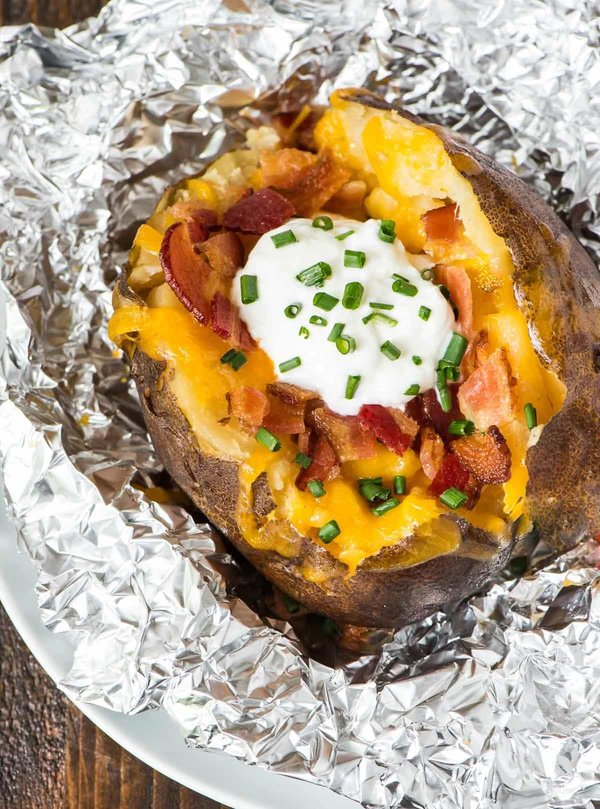 Crockpot Baked Potatoes.