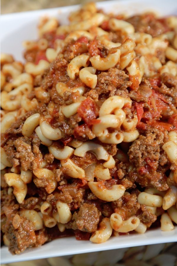 Crockpot Chili Mac and Cheese.