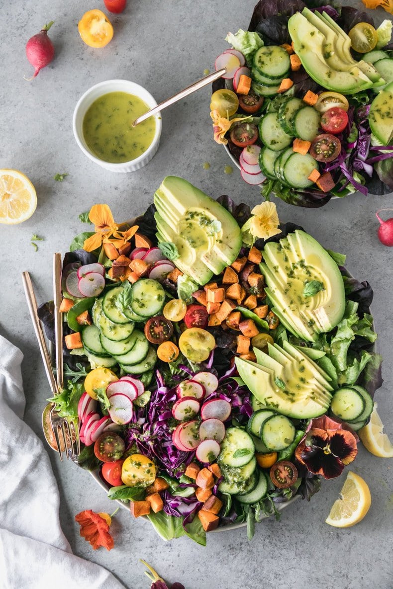 Farmers Market Salad via Spices in my DNA