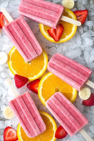 Fruit Smoothie Popsicles