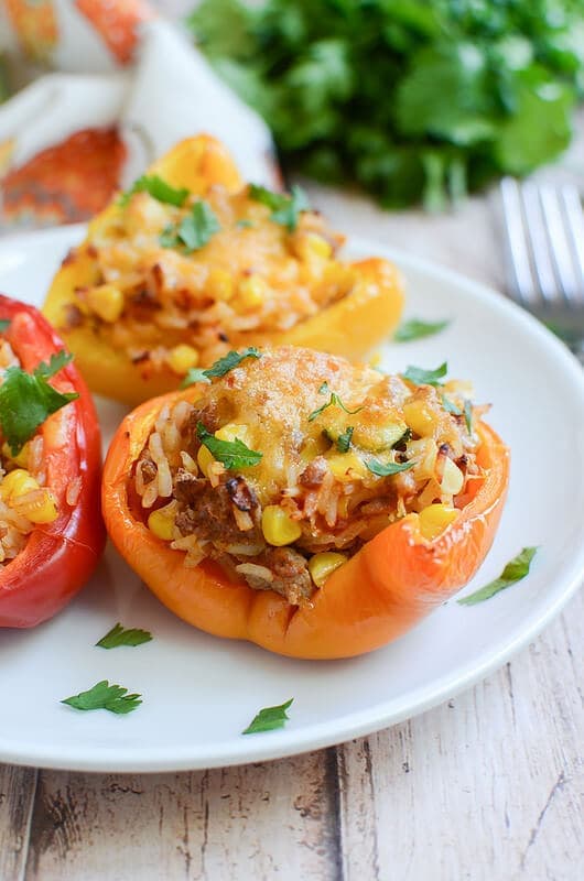 Grilled Stuffed Peppers – Fake Ginger