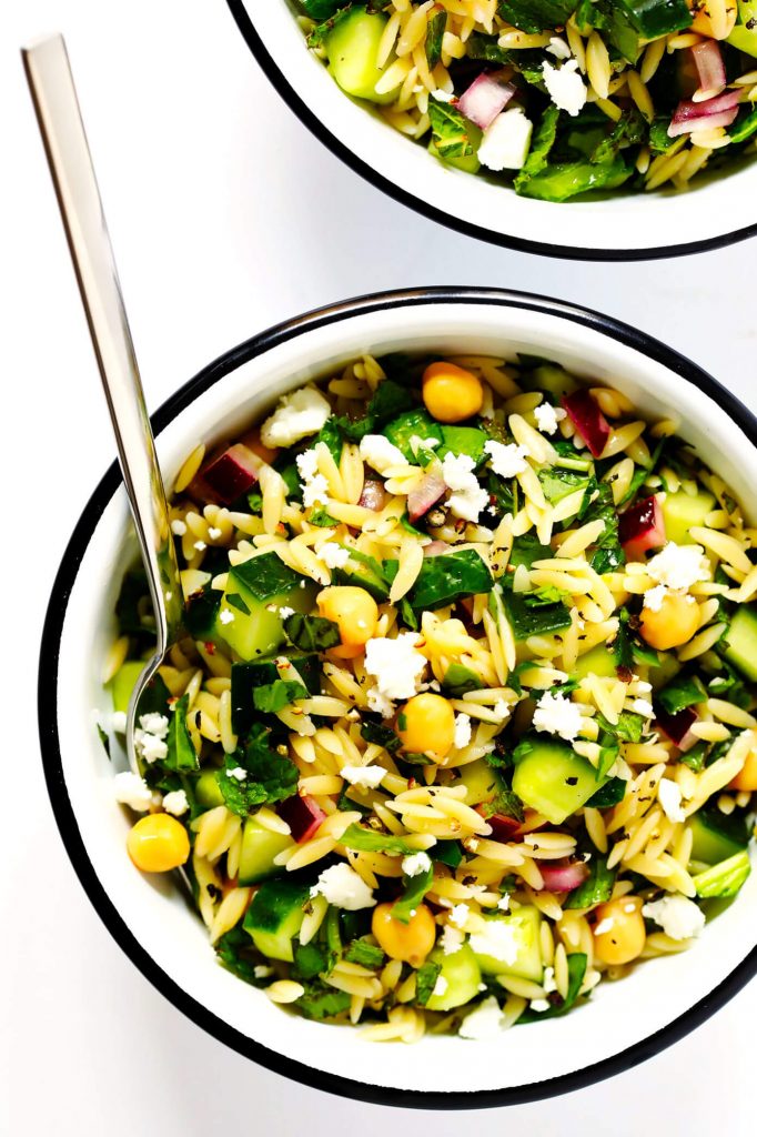 40 Salad Recipes for Summer that are Healthy and Fresh 20 Herb-Lovers Lemony Orzo Salad.