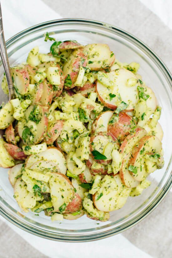 40 Salad Recipes for Summer that are Healthy and Fresh 19 Herbed Red Potato Salad