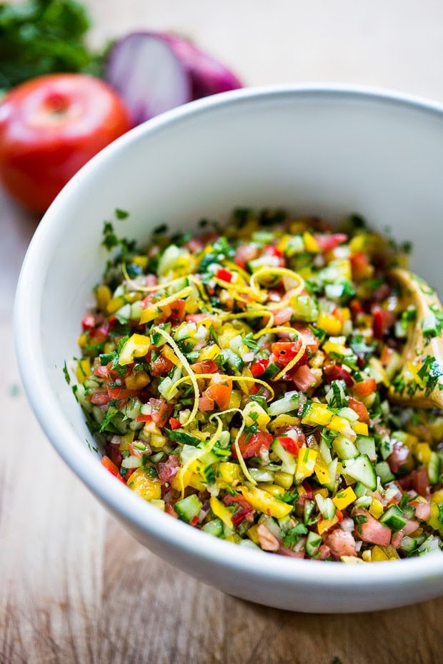 40 Salad Recipes for Summer that are Healthy and Fresh 23 Israeli Salad.