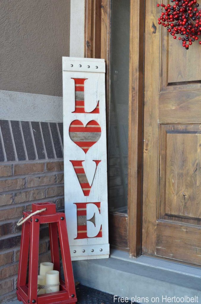 Love Valentine’s Wood Sign.