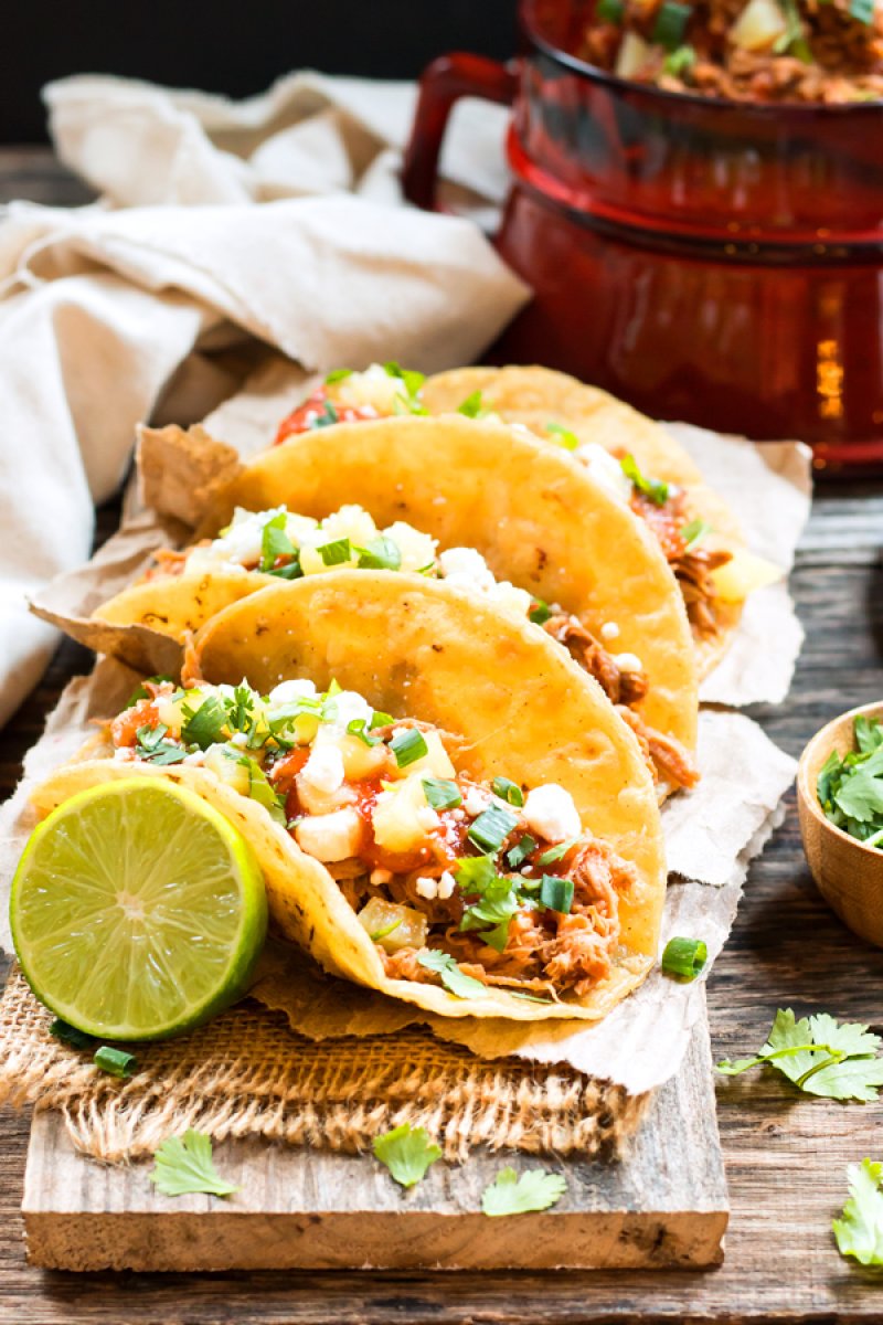 Pineapple Pulled Pork Tacos.
