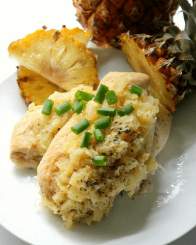 Slow Cooker Macadamia Pineapple Chicken from Strength and Sunshine