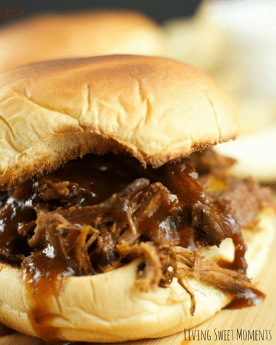 Slow Cooker Pulled BBQ by Living Sweet Moments.
