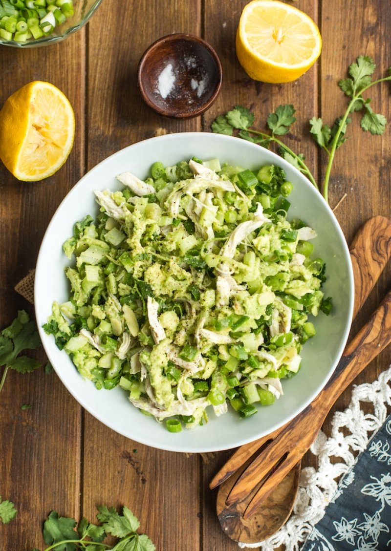 Smashed Avocado Chicken Salad