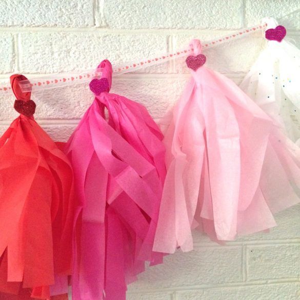 Tissue Paper Garland.