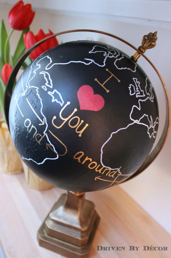 Upcycled Globe at Driven by Décor