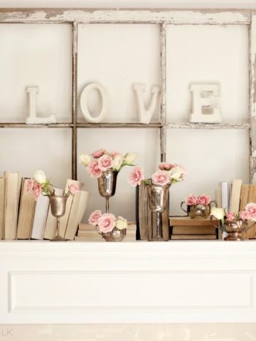 Valentine’s Mantel at Craftberry Bush