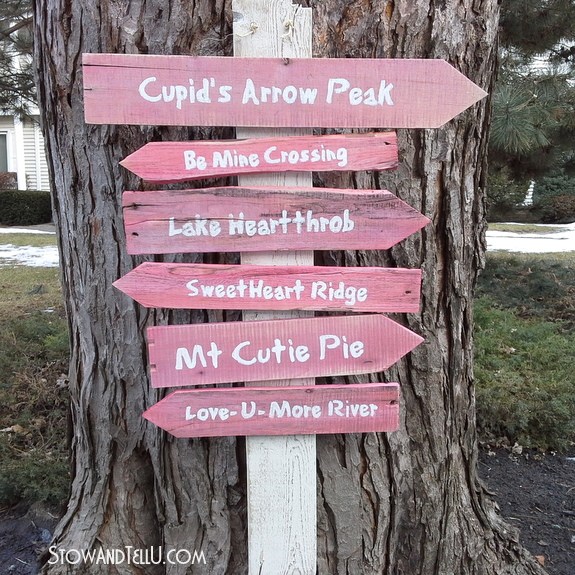 Valentine’s Trail Sign.