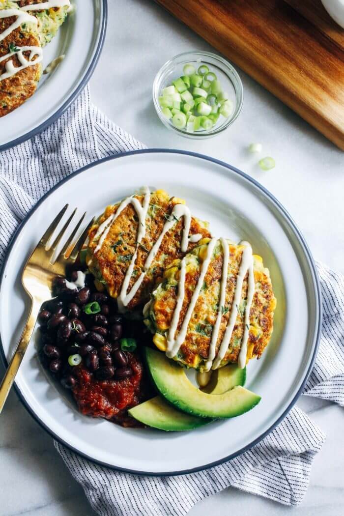 Zucchini Corn Fritters.