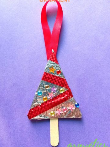 Aluminium Foil Christmas Tree Ornament