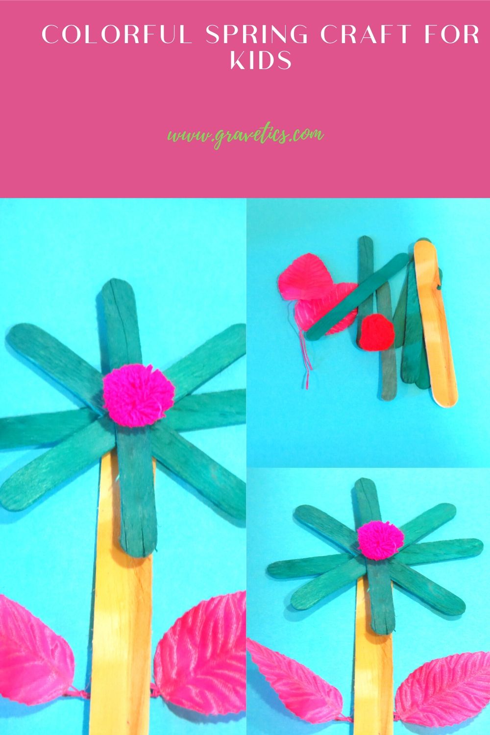 Colorful Spring Craft for Kids