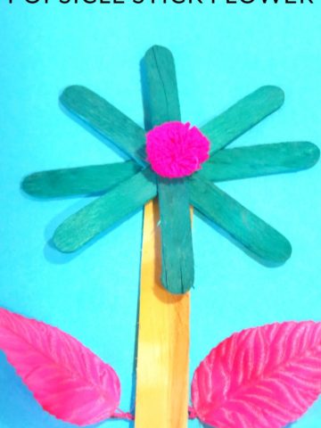 Popsicle Stick Flower
