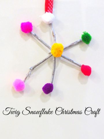 Twig Snowflake Christmas Craft