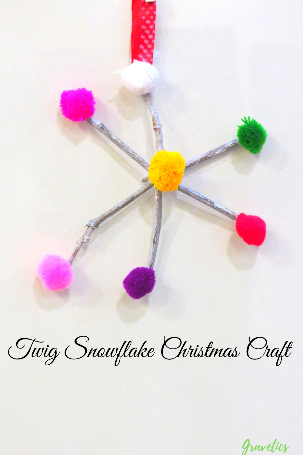 Twig Snowflake Christmas Craft