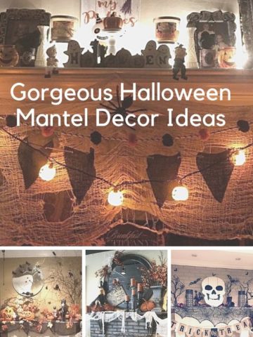 Gorgeous Halloween Mantel Decor Ideas