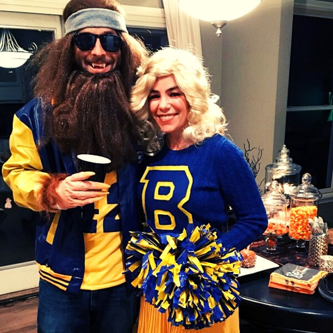 80's Teen Wolf and Cheerleader Costume