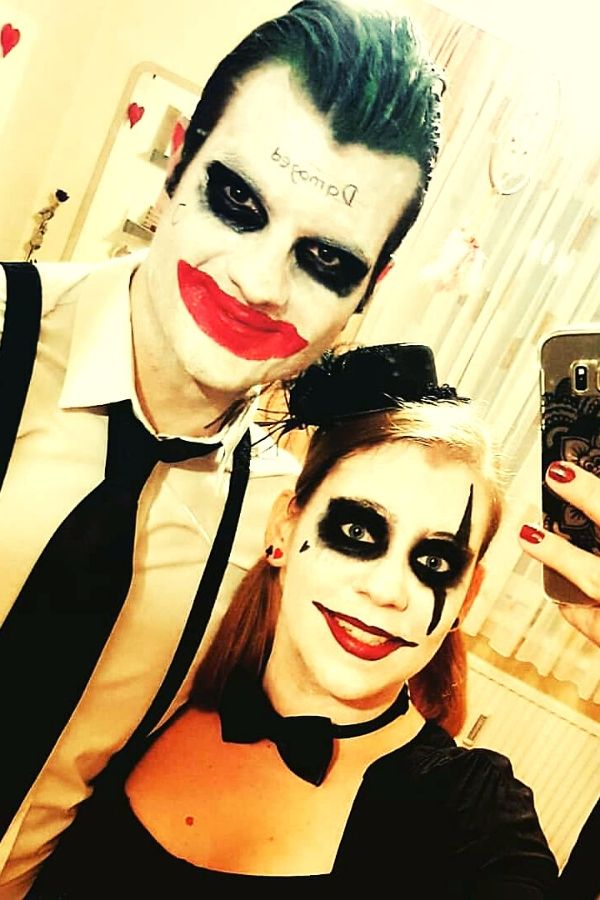 55 Creative Couples Halloween Costumes for an Unforgettable Night 5 DIY Joker And Harley Quinn Costumes