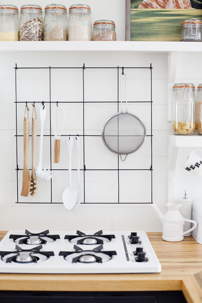 DIY Wire Utensil Rack