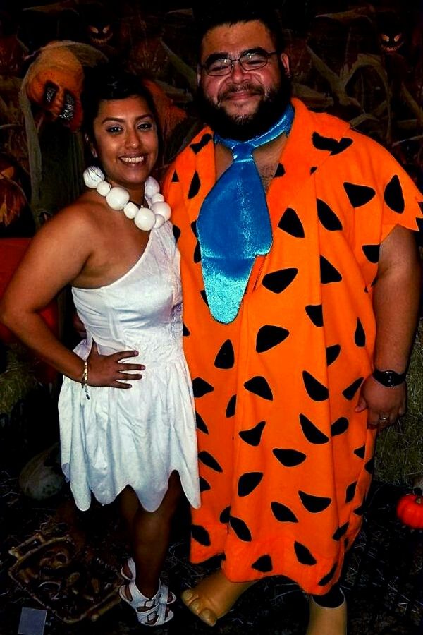 Fred and Wilma Halloween Costumes!