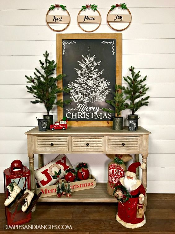 Merry Christmas Sign Board