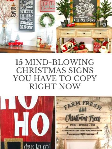 Mind Blowing Christmas Signs You Have To Copy Right Now