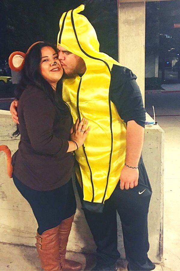 55 Creative Couples Halloween Costumes for an Unforgettable Night 9 Monkey & Banana Couples Costumes