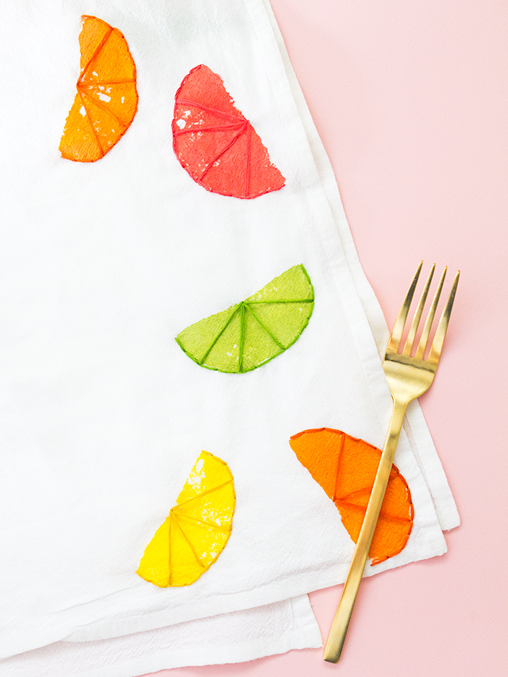 Tea Towels with Citrus