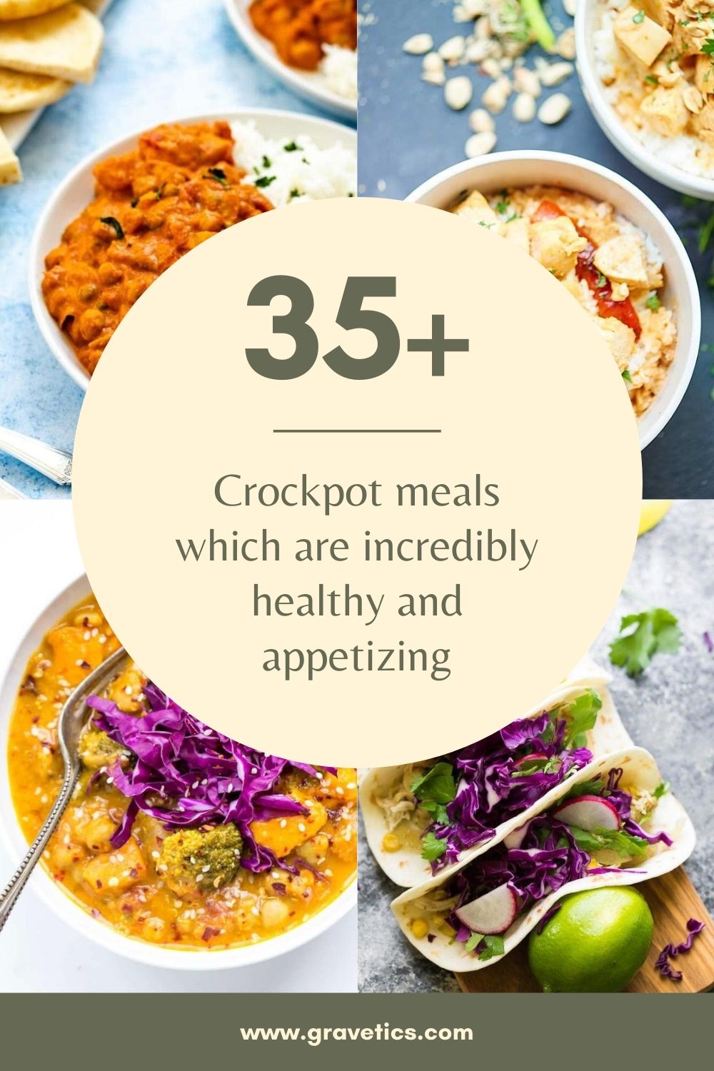 Crockpot meals which are incredibly healthy and appetizing