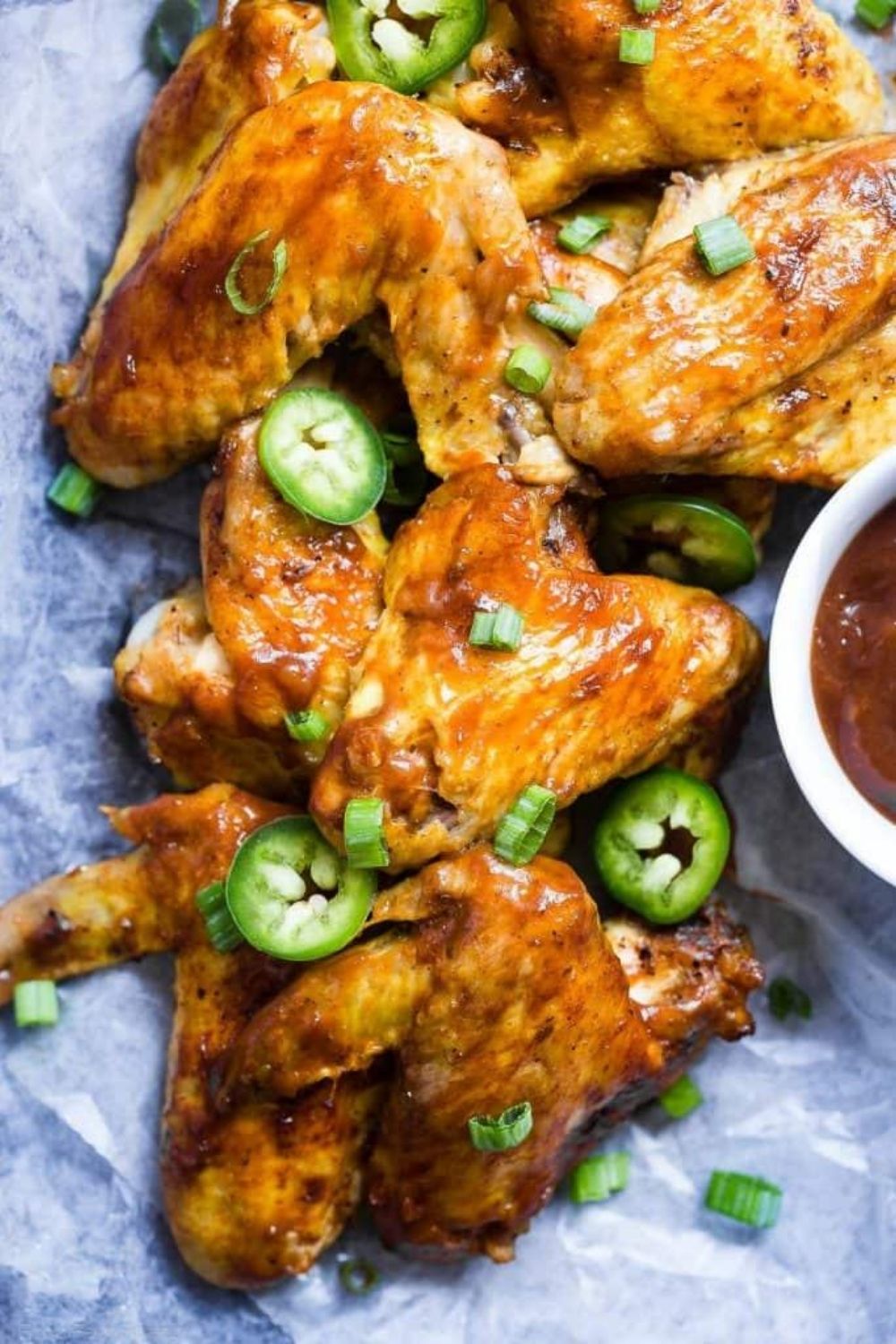 Paleo BBQ Slow Cooker Chicken Wings.